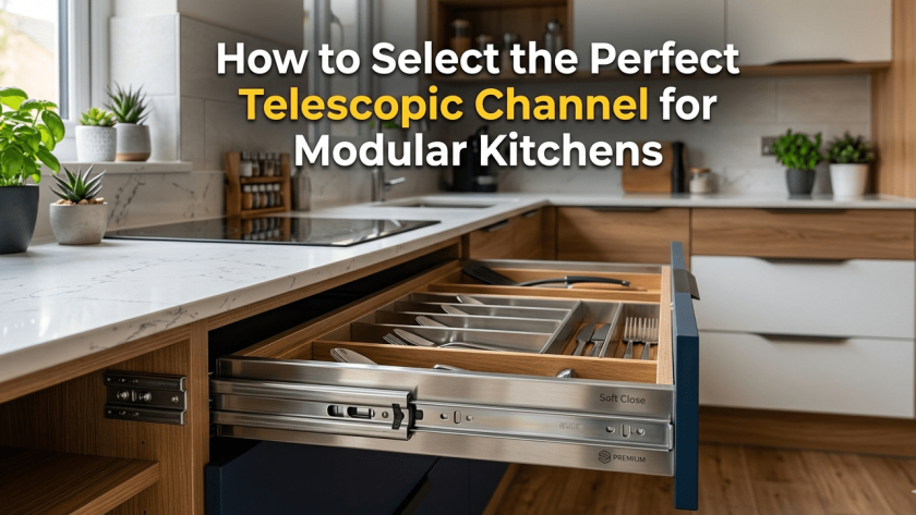 Select Telescopic channel for Modular Kitchen