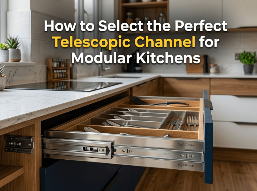Select Telescopic channel for Modular Kitchen