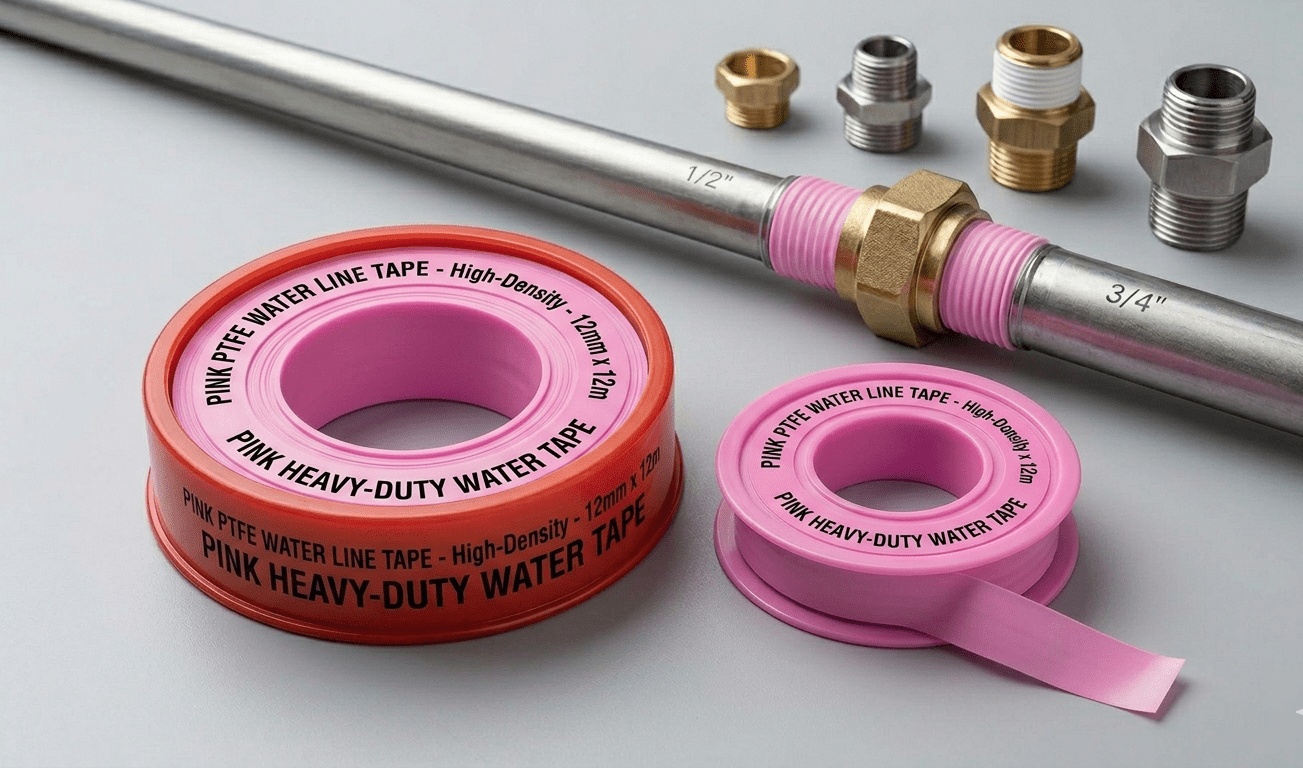 Pink Heavy duty water tape