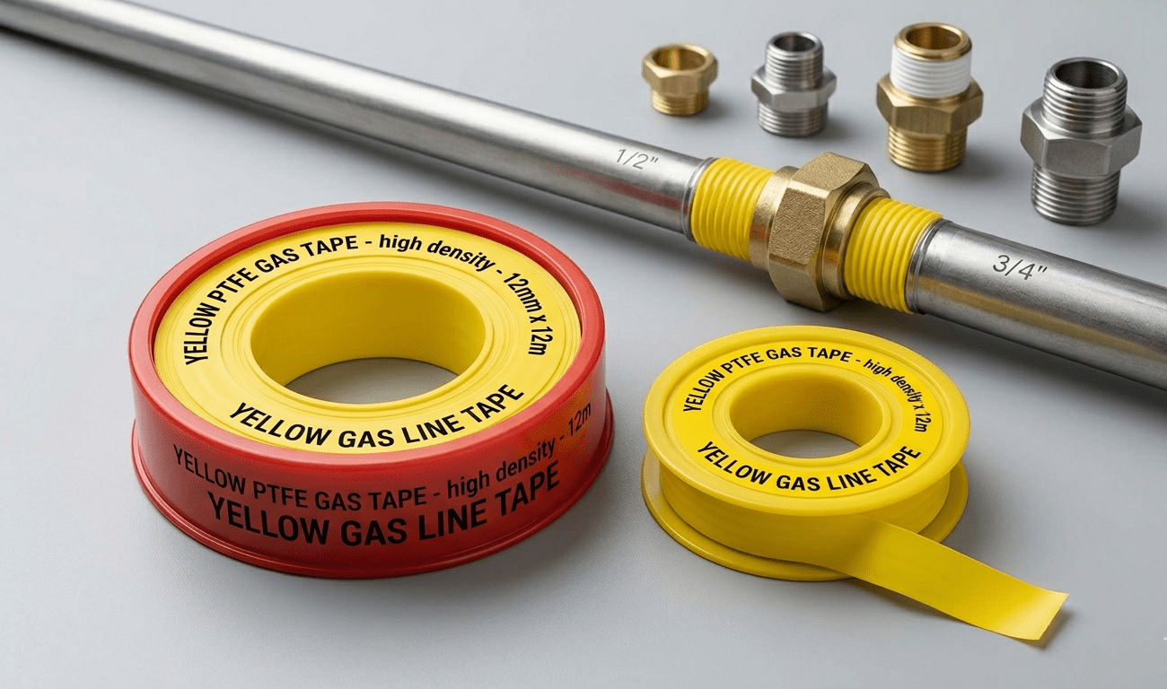 Yellow PTFE Tape