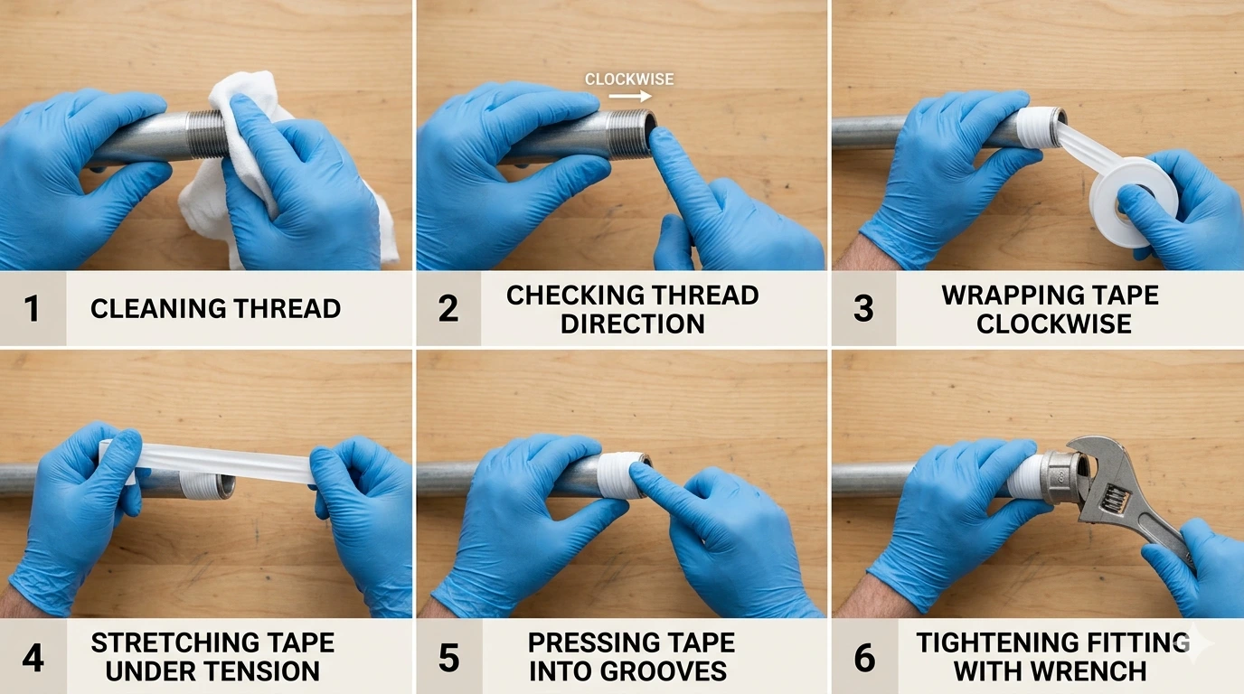 Guide How to Use Teflon Tape