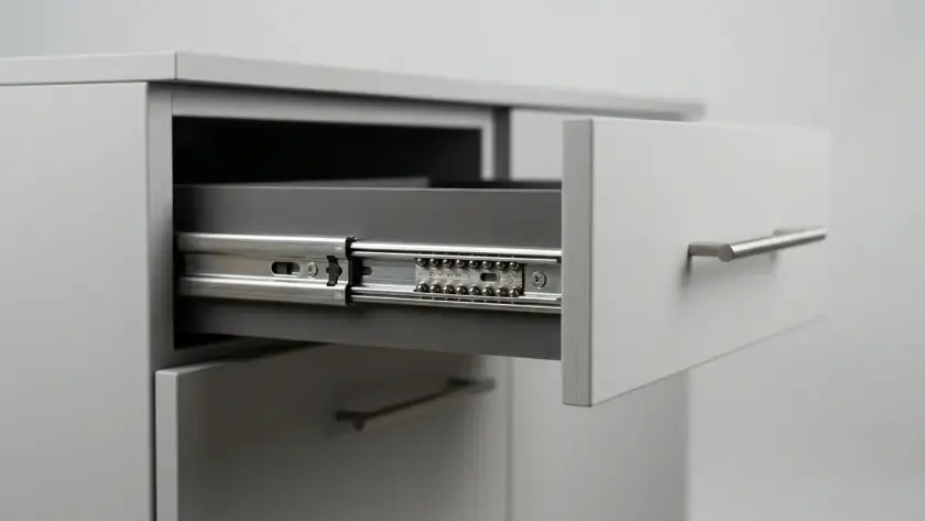 Telescopic channel uses guide gripking tapes
