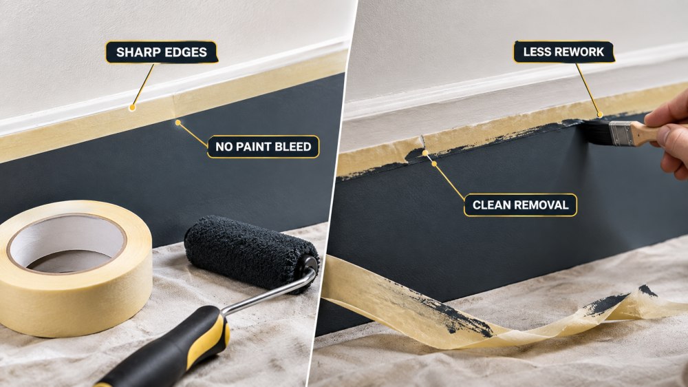 best masking tape for clean lines