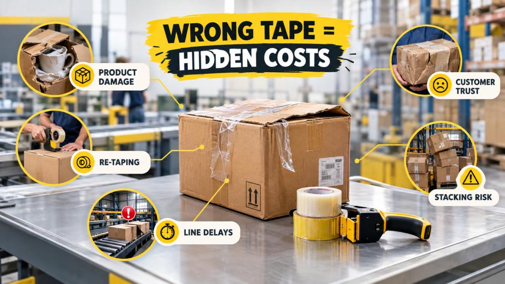 packaging tape failure
